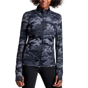 5 For $25✨️ Lole Womens Medium Work Out Army Print Camo Jacket ZipUp Sweater